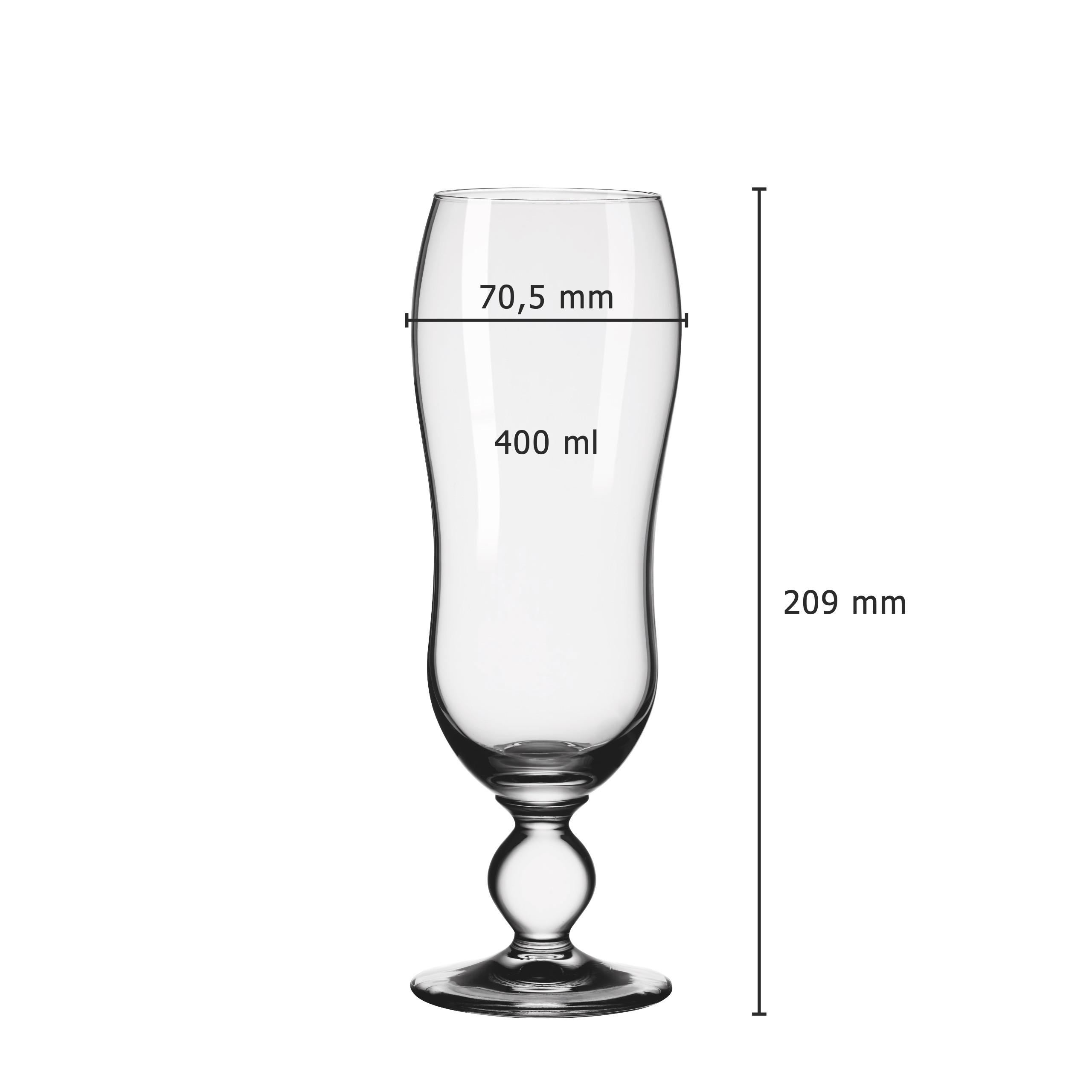Bierglas 6er-Set "Andi"