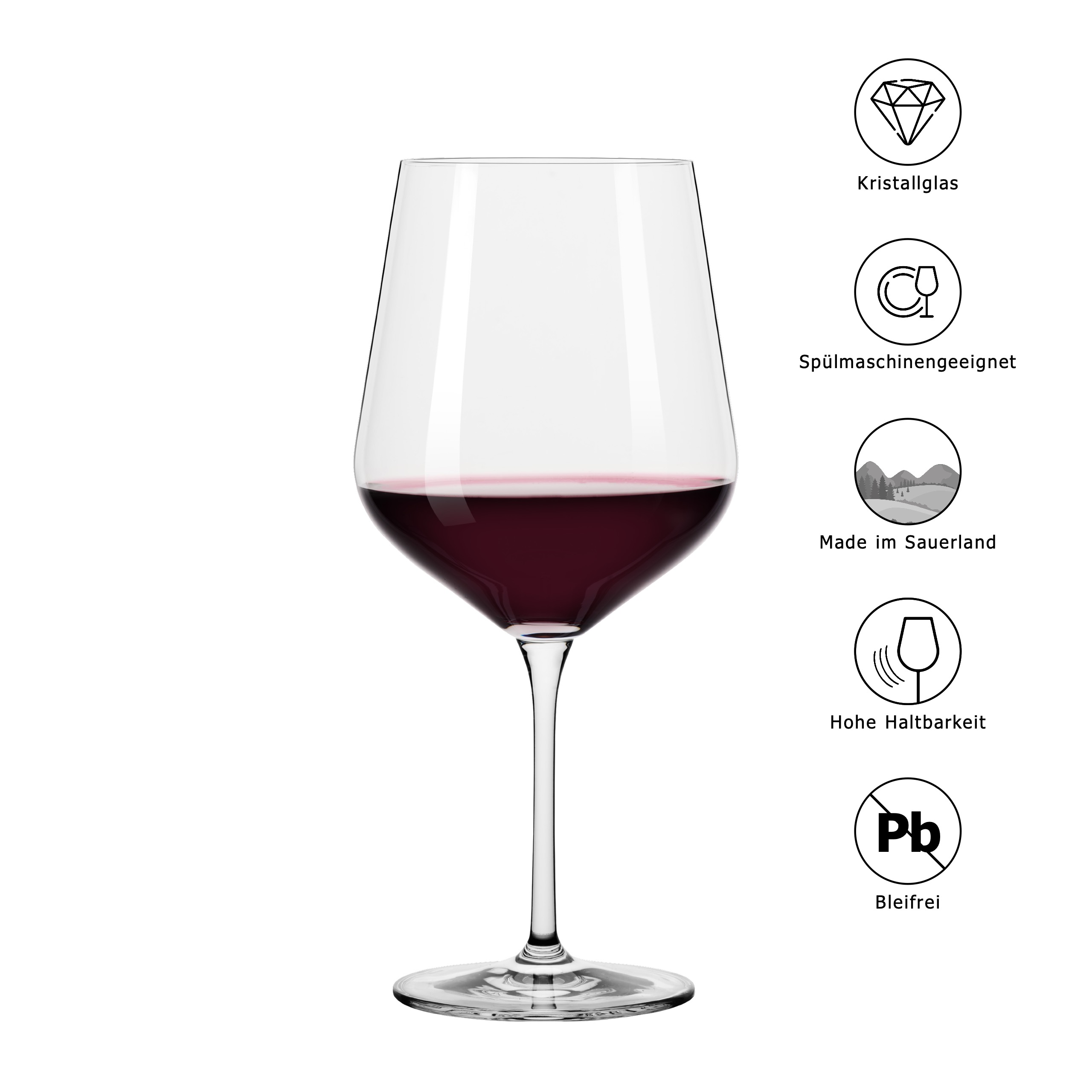 Burgunderglas 6er-Set "Wolfgang"