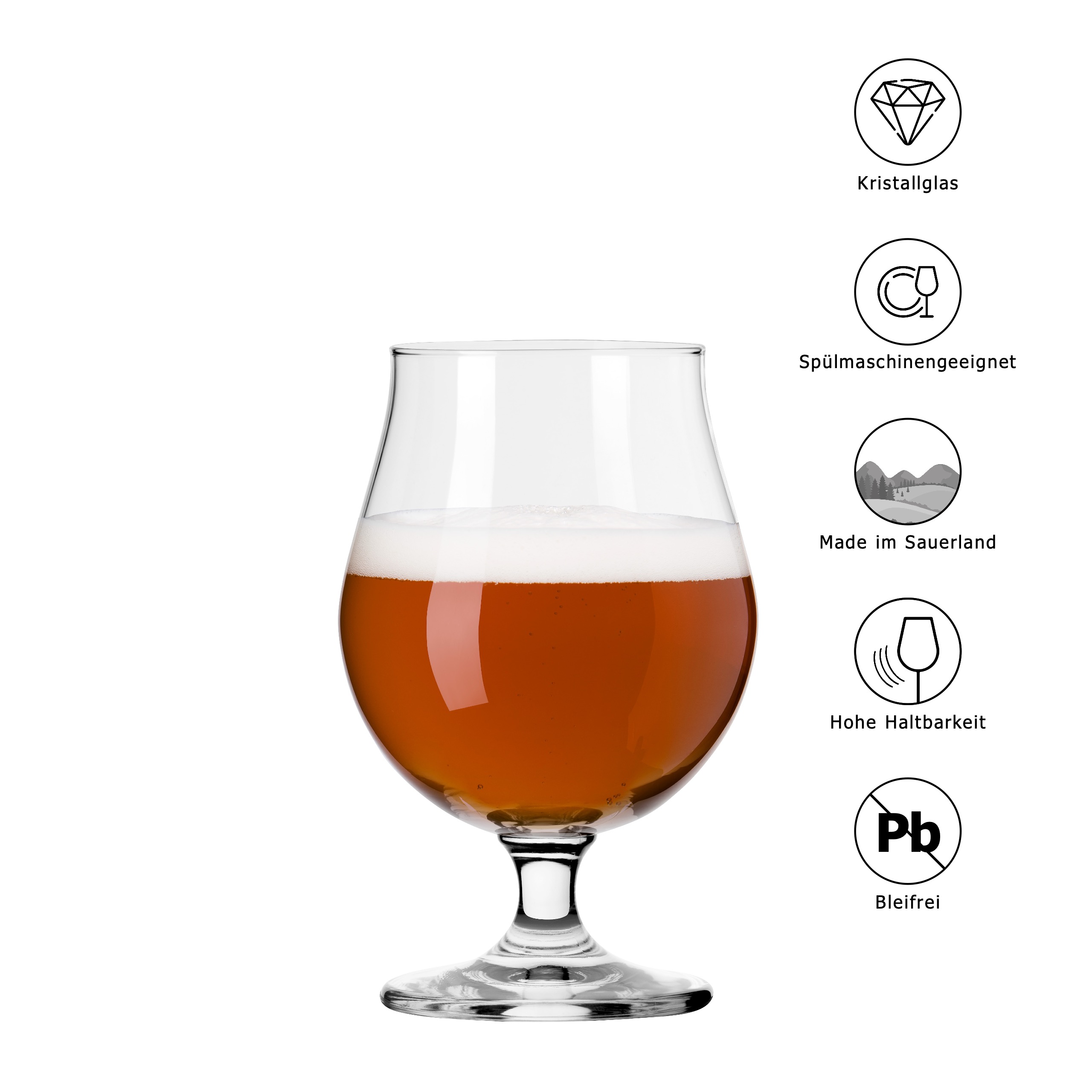 Bierglas 6er-Set "Mathias"