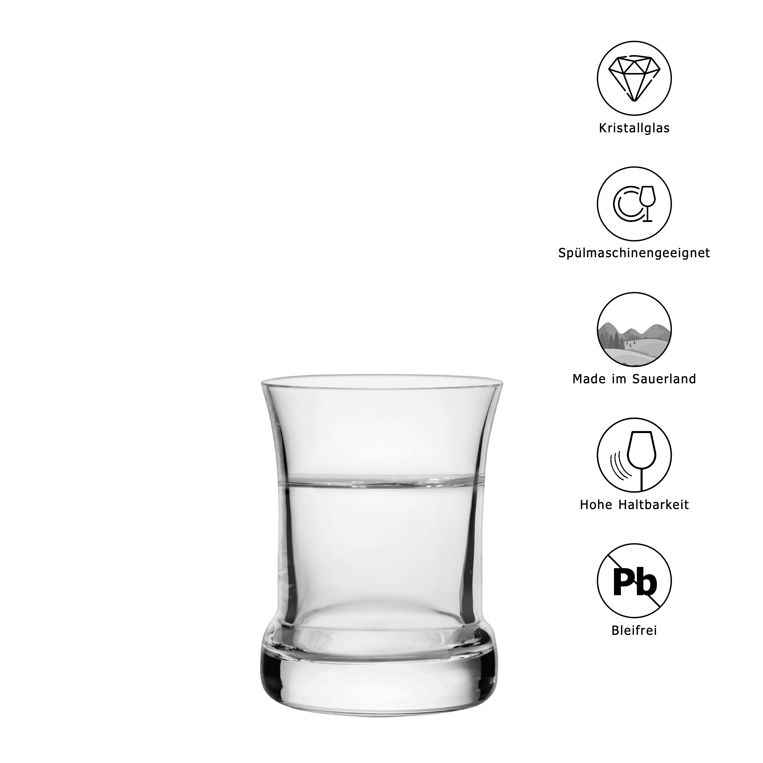 Schnapsglas 12er-Set "Timo"