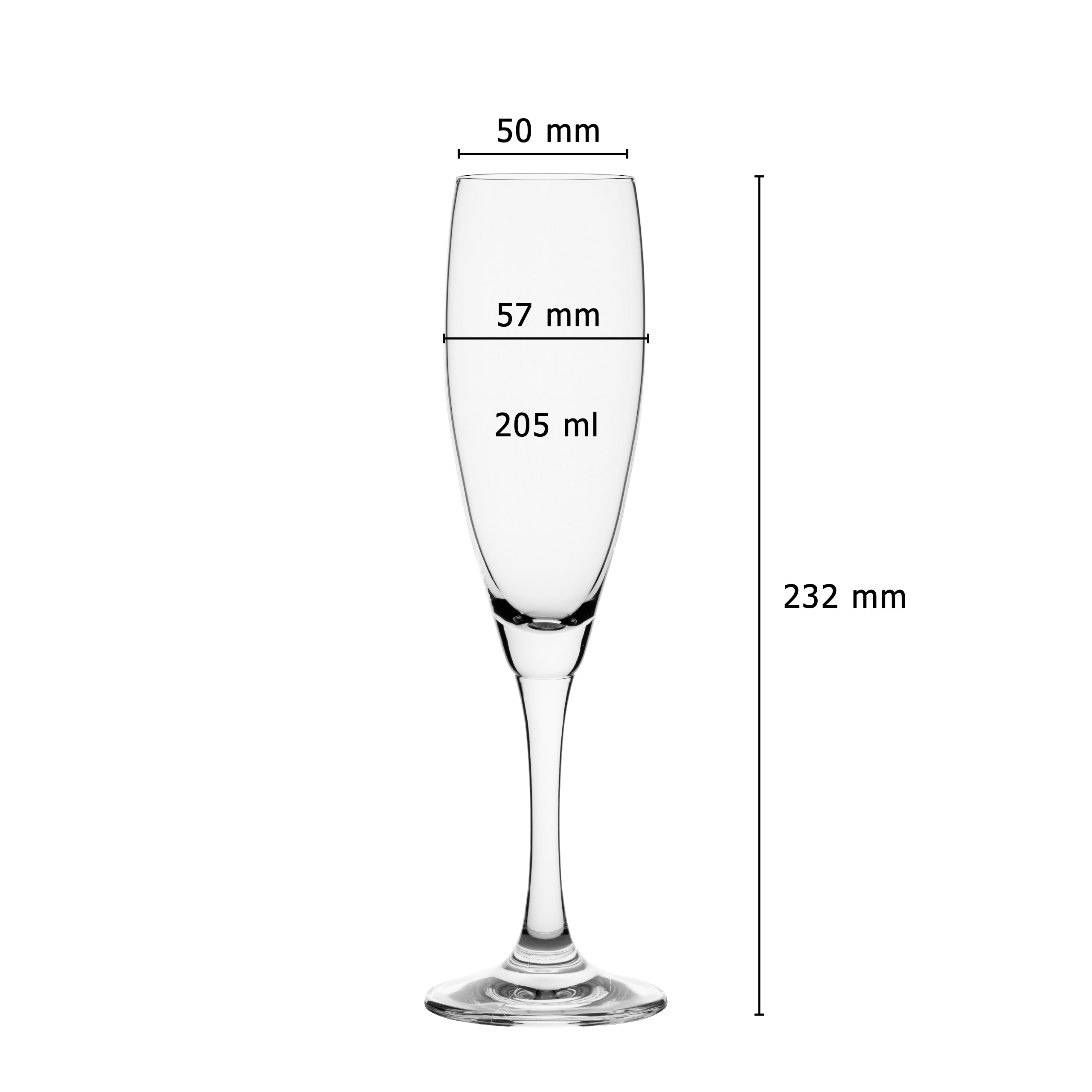 Sektglas 6er-Set "Tina"