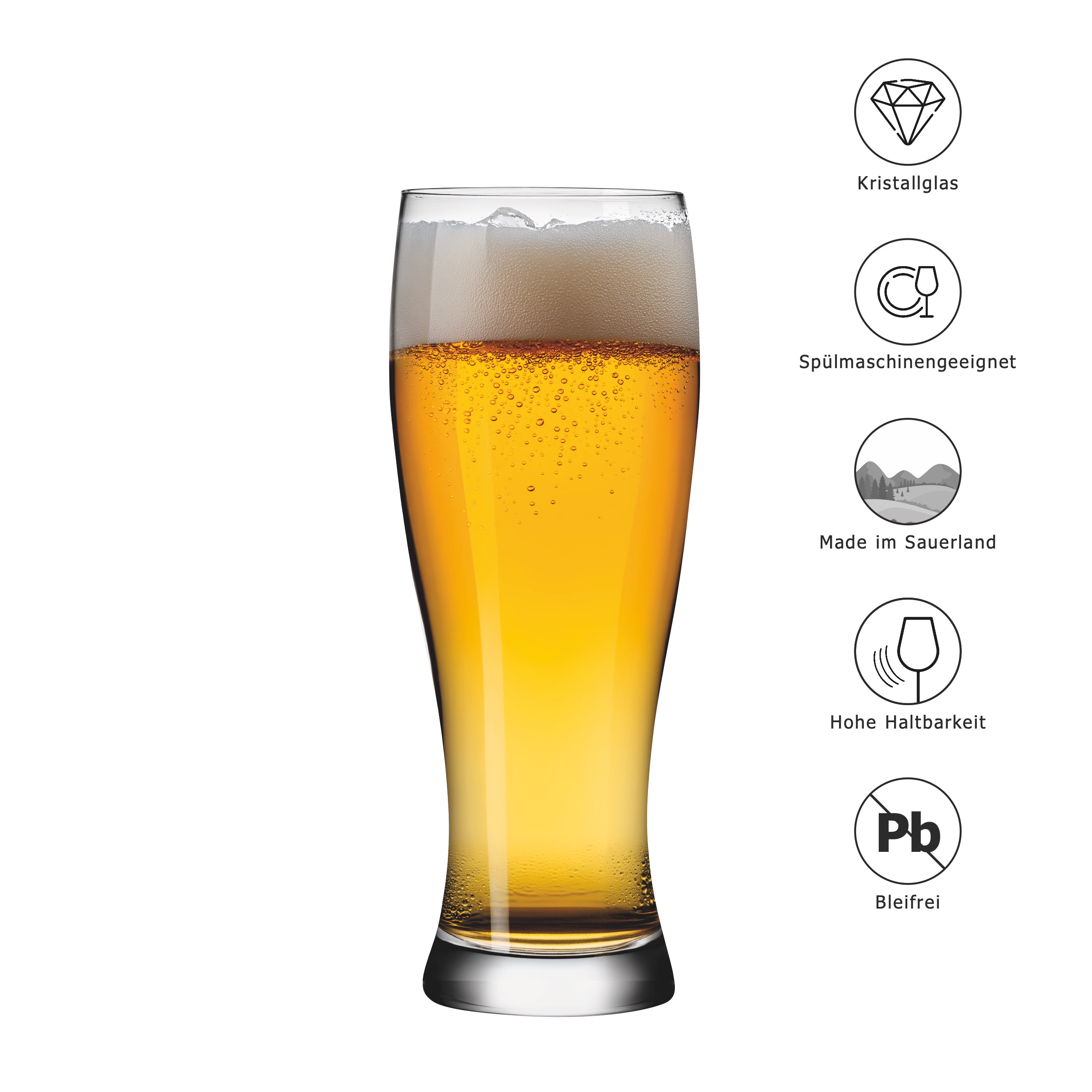Bierglas 6er-Set "David"