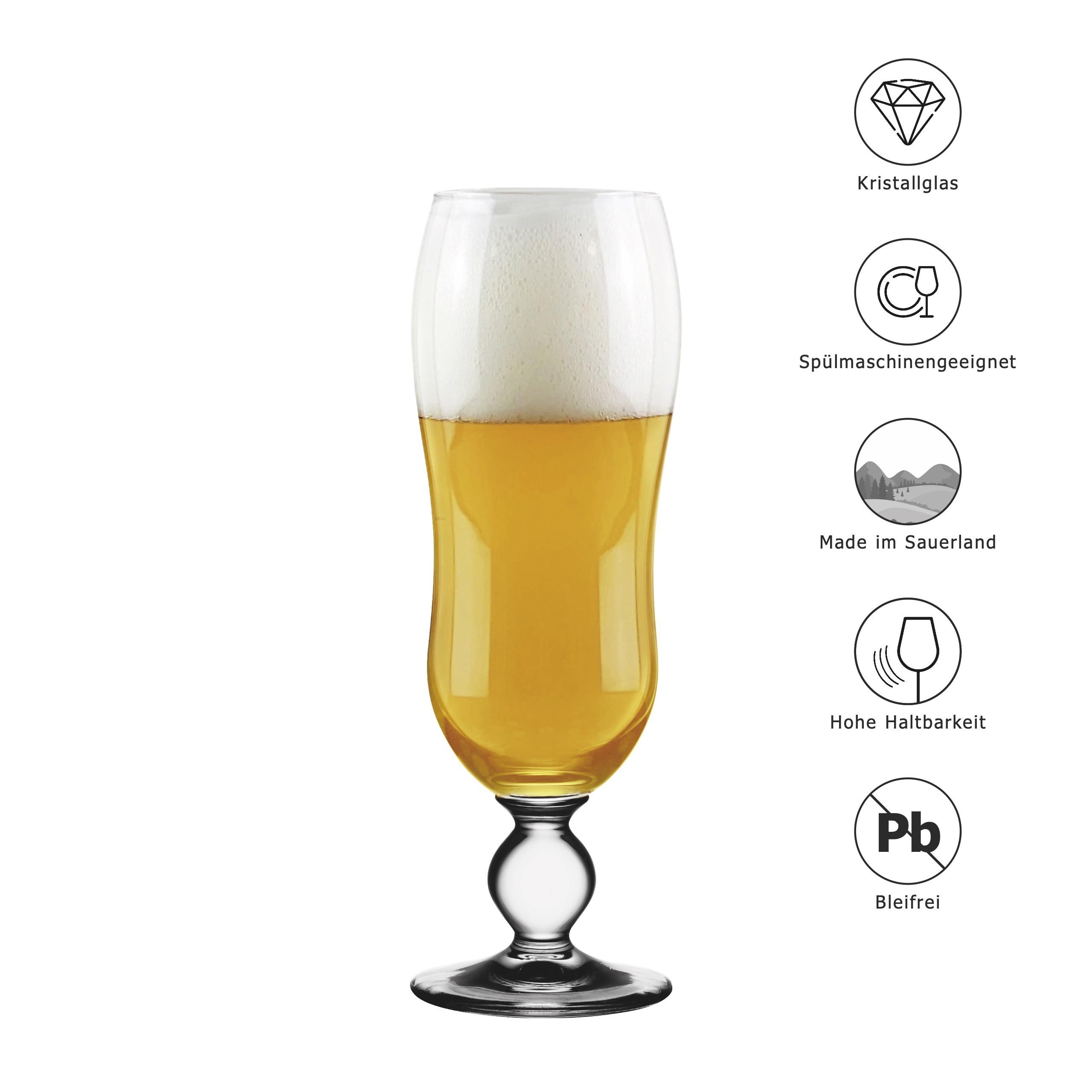 Bierglas 6er-Set "Andi"